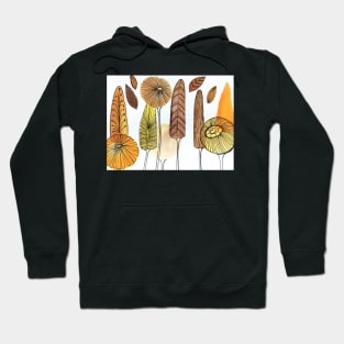 Autumn  watercolour trees Hoodie